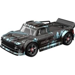 MJX Hyper GO noir brushless 1:14 Auto RC électrique Rally 4 roues motrices (4WD) prêt à fonctionner (RtR) 2,4 GHz avec accu et câble de charge, avec effet
