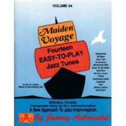 Vol. 54, Maiden Voyage: Fourteen Easy-To-Play Jazz Tunes (Book & CD Set)