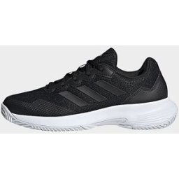 JD Sports adidas Chaussure Gamecourt 2.0 Tennis - Core Black / Core Black / Silver Metallic, Core Black / Core Black / Silver Metallic