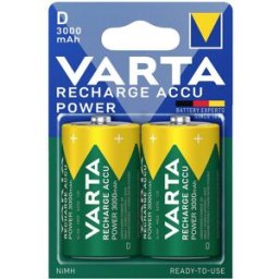 Varta RECH.AC.Power D3000mAh BLI2 Pile rechargeable LR20 (D) NiMH 3000 mAh 1.2 V 2 pc(s)