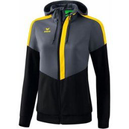 Veste à capuche femme Erima Tracktop Squad Gris 36 Femme