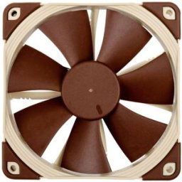 Noctua NF-F12 5V Dissipateur thermique pour processeur avec ventilateur marron, beige (l x H x P) 120 x 120 x 25 mm