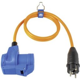 AS Schwabe 62436 Câble adaptateur de camping 16 A 3 pôles 1 pc(s)