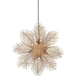 PR Home Etoile de l'avent Carol nature 46 cm