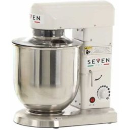Batteur mélangeur planétaire Seven Italy FP110 avec cuve INOX 10 litres - Accessoires interchangeables