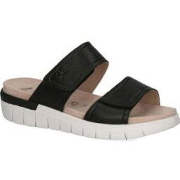 Sandales Caprice black nappa casual open sandals Noir