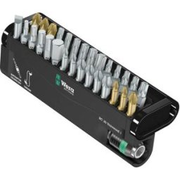 Wera BC Universal/30 Bit-Check 05056440001 Jeu dembouts 30 pièces vis à fente, cruciforme Phillips, vis Pozidriv, 6 pans intérieurs, TORX® intérieur, Tamper