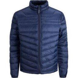 Doudounes Jack & Jones JJe Hero Puffer Collar Bleu