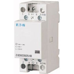 Eaton Z-SCH230/40-40 Contacteur dinstallation Tension nominale: 230 V, 240 V Courant de commutation (max.): 40 A 4 NO (T) 1 pc(s)