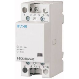 Eaton Z-SCH230/25-40 Contacteur dinstallation Tension nominale: 230 V, 240 V Courant de commutation (max.): 25 A 4 NO (T) 1 pc(s)