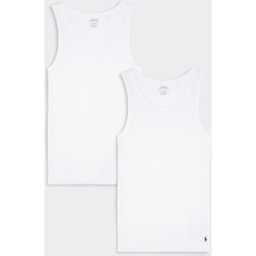 Polo Ralph Lauren - Lot de 2 dÃ©bardeurs classiques - Taille XL Blanc XL male