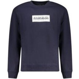 Sweat-shirt Napapijri B-box logo c blu marine Bleu