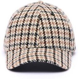 Draeger Casquette à Motifs Pieds de Poule