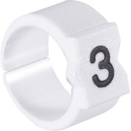 TE Connectivity STD15W-4 Clip de marquage Impression 4 Plage de Ø extérieur 5.80 à 8.50 mm 924992-000