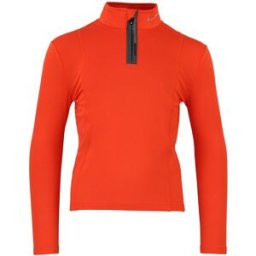 T-shirt 1ere peau avec zip enfant Peak Mountain Ecanevi Orange 8 ans Homme