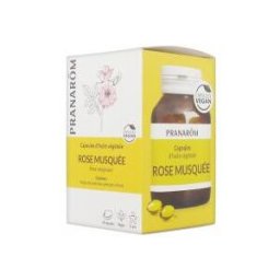 Pranarôm Huile Végétale Rose Musquée Vierge de Première Pression à Froid Graines Acides Gras Essentiels 60 Capsules - Boîte 60 capsules