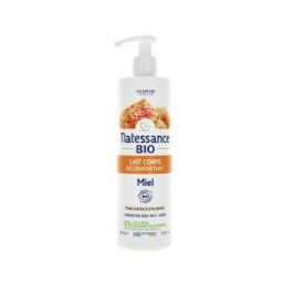 Natessance Lait Corps Réconfortant - Miel Bio - Flacon-Pompe 400 ml