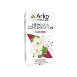 Arkopharma Arkog Bacopa - 45 Gel. - Boîte plastique 45 gélules