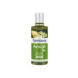 Natessance Huile d'Avocat Bio - 100% Pure - Nourrit - Flacon 100 ml