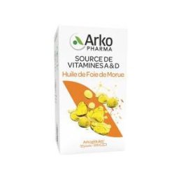 Arkopharma Arkog Huile Foie Morue - 220 Caps - Pot 220 capsules