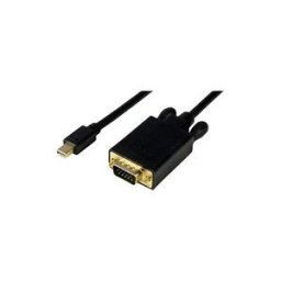 StarTech.com Adaptateur Mini DisplayPort vers VGA - Cable Actif Video Display Port Male vers VGA Male pour Apple Mac ou PC - Noir 3m - convertisseur video - noir