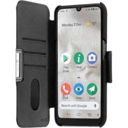 Étui pour Doro 8220 et Doro 8100 Porte-carte Wallet Case Original - Noir