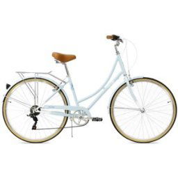 Vélo Promenade Femme FabricBike Step-City 7V Sky Blue