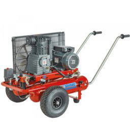 Motocompresseur avec moteur électrique Airmec 410 lt/min. compresseur de chantier