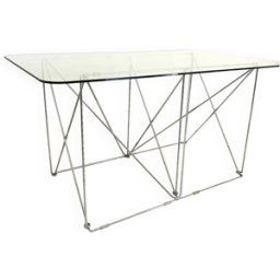 Table à manger de Max Sauze gris 80x140x71