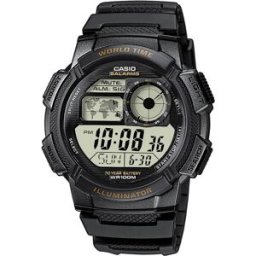 Casio à quartz Montre-bracelet AE-1000W-1AVEF (L x l x H) 48.1 x 43.7 x 13.7 mm noir Matériau du boîtier=Résine Matériau (bracelet)=Résine