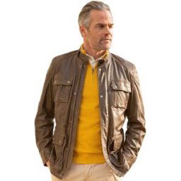 Pierre Clarence Parka cuir 104-108 (L)