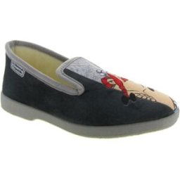 Chaussons La Maison De L'espadrille A51H CHARENTAISE ASTERIX Gris