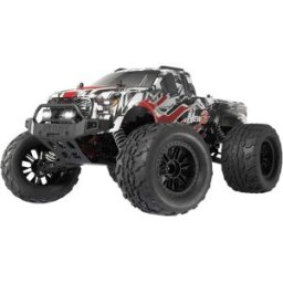 Reely New2 BL Super Combo brushless 1:10 Auto RC électrique Monstertruck 4 roues motrices (4WD) 100% RtR 2,4 GHz avec accu, chargeur et piles pour lémetteur