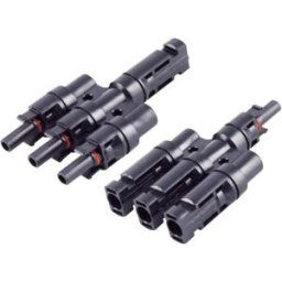 Adaptateur en T photovoltaïque 2800015 3/1 noir BKL Electronic Contenu: 2 pc(s)