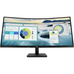 Moniteur LED HP P34hc G4 CEE G (A - G) 86.4 cm 34 pouces 3440 x 1440 pixels 21:9 5 ms USB-C®, USB 3.1 (Gen 1), USB-B, DisplayPort, HDMI™, Audio-Line-out VA LED