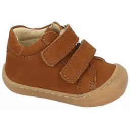 Boots enfant Bellamy CHAUSSURE BEBE FLEXIBLE LANDRI NUBUCK COGNAC Marron