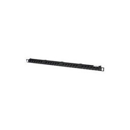 StarTech.com 24 Port 0.5U Cat5e Patch Panel - RJ45 Ethernet Rack Mount Cat 5e 110 Patch Panel - Rackmount Network Patch Panel (PANELHU24) - tableau de connexions
