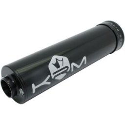 Silencieux d'échappement alu full noir KRM Pro Ride 50-70cc