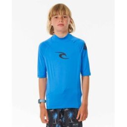Rip Curl T-shirt protection UV à manches courtes enfant Brand Wave UPF Blue Gum 16 male