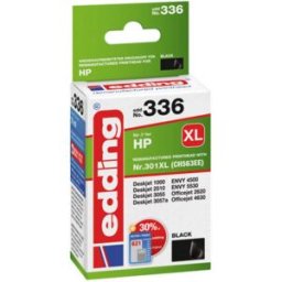 Edding Encre remplace HP 301XL, CH563EE compatible noir EDD-336 18-336