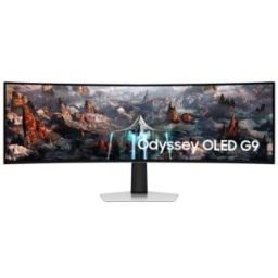 Samsung g93sc écran plat de pc 124,5 cm (49") 5120 x 1440 pixels dual qhd oled argent