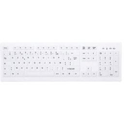 Cherry ak-c8100f-fu1-w/fr clavier bureau rf sans fil azerty français blanc
