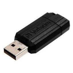 Verbatim micro-clé usbpinstripe de 128 go - noire