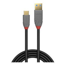 Lindy 36911 câble usb 1 m usb c usb a noir, gris