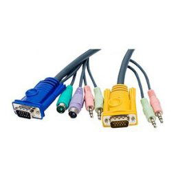 Aten câble kvm 3m ps/2 avec sphd 3 en 1 et audio