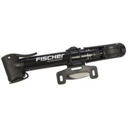 FISCHER Mini pompe à air pour vélo, poignée en T, noir