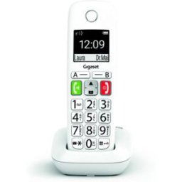 Siemens Gigaset e290 téléphone téléphone analog/dect identification de l'appelant blanc