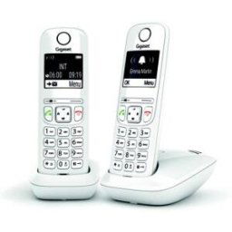 Siemens Gigaset as690 duo téléphone analog/dect blanc