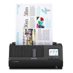 Epson es-c380w chargeur automatique de documents + scanner à feuille 600 x 600 dpi a4 noir