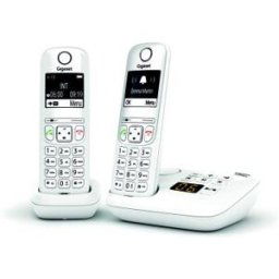Siemens Gigaset as690a duo téléphone analog/dect blanc